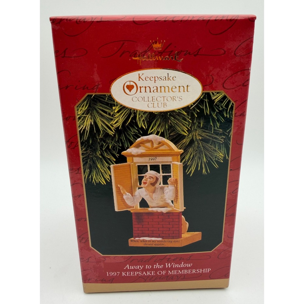 Hallmark Keepsake Ornament 1997 Away to the Window Membership QXC5135